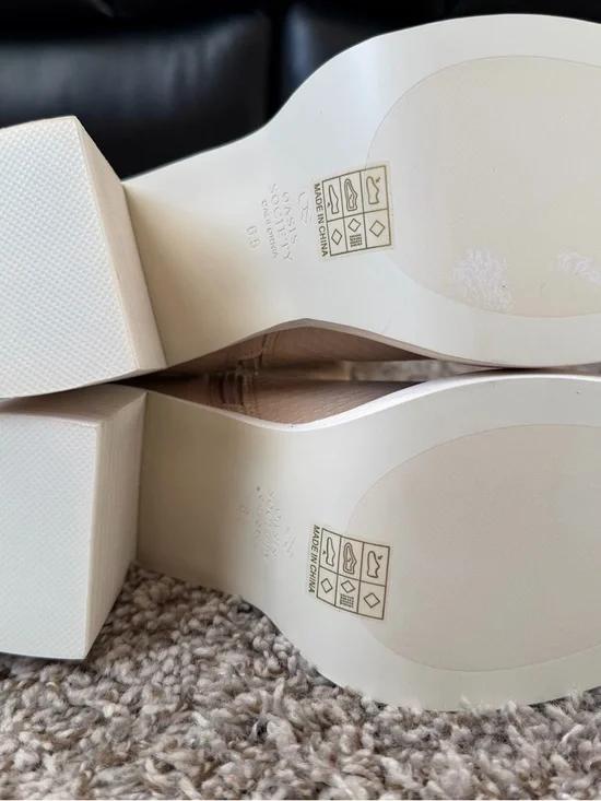 Oasis Society Women’s Beige Platform Knee High Boots - Picture 4 of 8